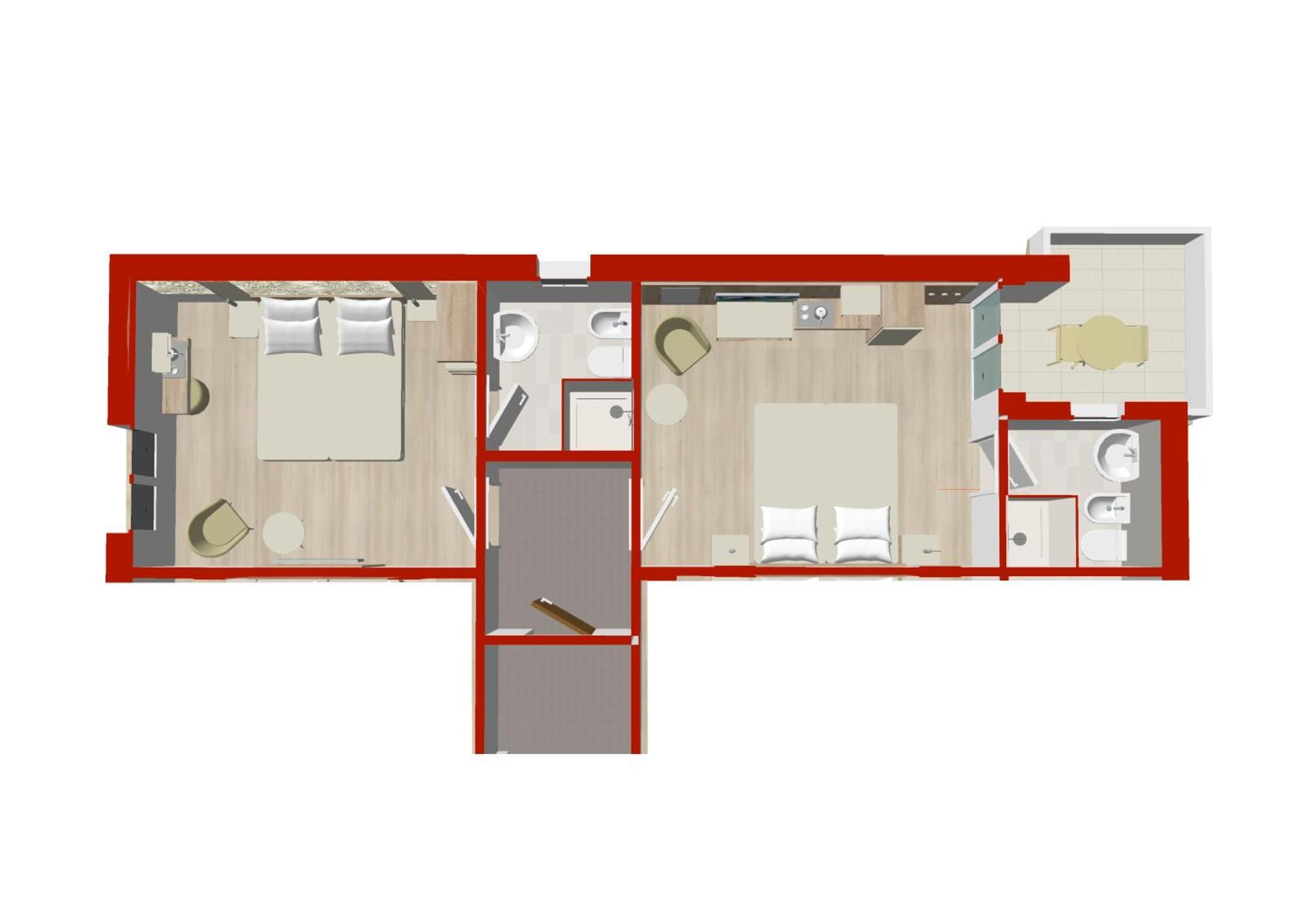 Continental B&B City Hotel 비비오네 외부 사진